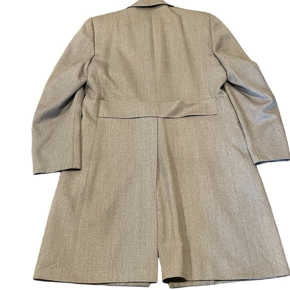 Christian Dior 70s Vintage Beige Three Button Formal Overcoat Mens Sz 40 Medium - Picture 2 of 15